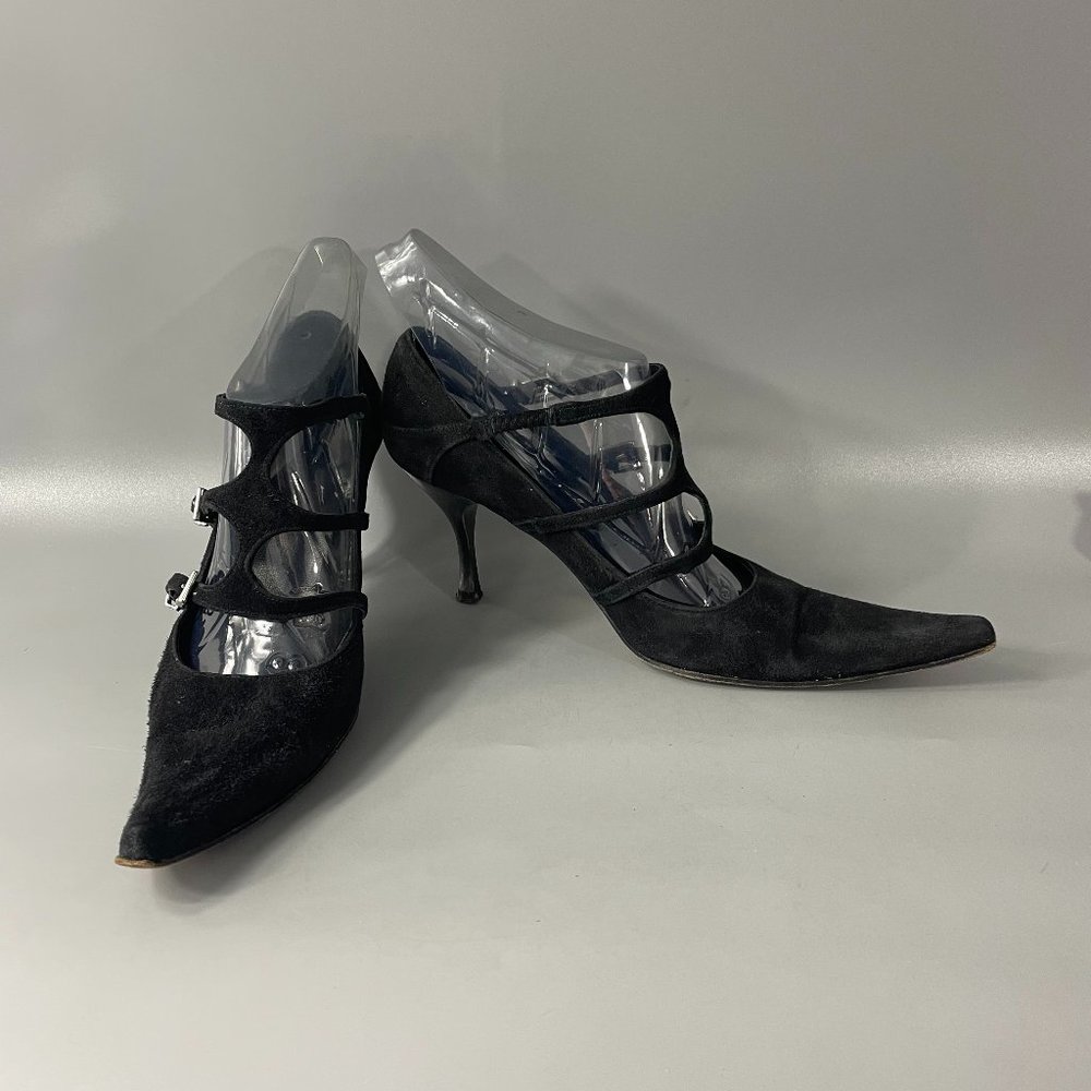 FX Fluxa Strappy Pointed Toe Heels, 37